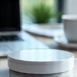 Wireless internet device on office desk.